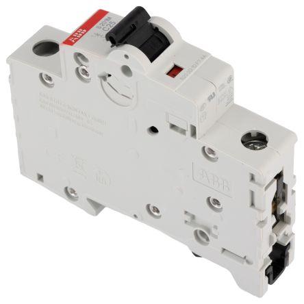 ABB Miniaturní jistič, rozsah: System Pro M Compact 1pólový 25A vypínací výkon 10 kA, charakteristika: Typ C, rozsah: