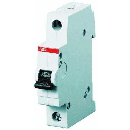 ABB Miniaturní jistič, rozsah: System Pro M Compact 1pólový 63A vypínací výkon 10 kA, charakteristika: Typ C, rozsah: