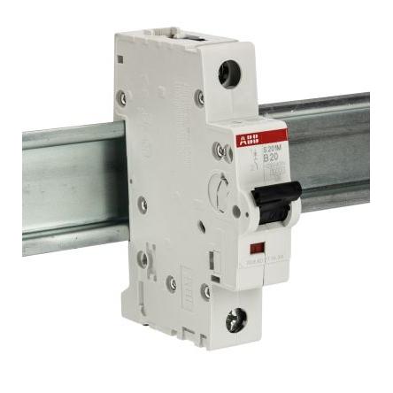 ABB Miniaturní jistič, rozsah: System Pro M Compact 1pólový 20A vypínací výkon 10 kA, charakteristika: Typ B, rozsah:
