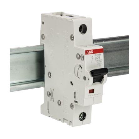 ABB Miniaturní jistič, rozsah: System Pro M Compact 1pólový 25A vypínací výkon 10 kA, charakteristika: Typ B, rozsah: