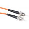 RS PRO Optický kabel 125 μm 1 m Nízko dýmivý bezhalogenový plášť, Oranžová