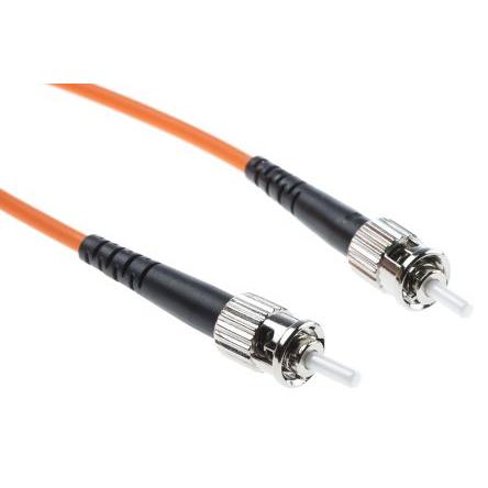 RS PRO Optický kabel 125 μm 3 m Nízko dýmivý bezhalogenový plášť, Oranžová