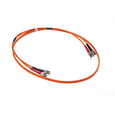 RS PRO Optický kabel 125 μm 1 m Nízko dýmivý bezhalogenový plášť, Oranžová