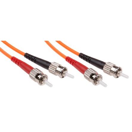 RS PRO Optický kabel 125 μm 3 m Nízko dýmivý bezhalogenový plášť, Oranžová