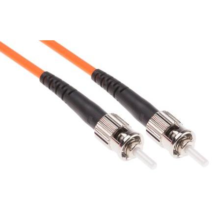 RS PRO Optický kabel 125 μm 10 m Nízko dýmivý bezhalogenový plášť, Oranžová