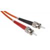 RS PRO Optický kabel 125 μm 1 m Nízko dýmivý bezhalogenový plášť, Oranžová