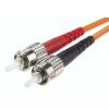 RS PRO Optický kabel 125 μm 3 m Nízko dýmivý bezhalogenový plášť, Oranžová
