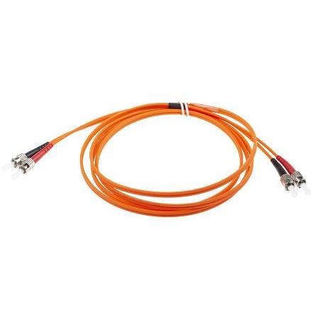 RS PRO Optický kabel 125 μm 3 m Nízko dýmivý bezhalogenový plášť, Oranžová
