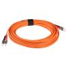 RS PRO Optický kabel 125 μm 10 m Nízko dýmivý bezhalogenový plášť, Oranžová