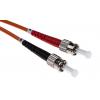 RS PRO Optický kabel 125 μm 1 m Nízko dýmivý bezhalogenový plášť, Oranžová