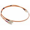 RS PRO Optický kabel 125 μm 1 m Nízko dýmivý bezhalogenový plášť, Oranžová