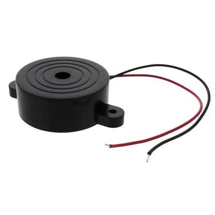 Součást piezoelektrického bzučáku 28V dc 3 V dc 81 dB, Montáž do panelu 16 mm Přerušovaný Interní 60 mm RS PRO