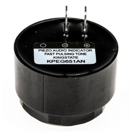 Součást piezoelektrického bzučáku 28V ac/dc 6 V ac/dc 70 dB, Montáž do panelu 33 mm Rychlý impulz Interní RS PRO
