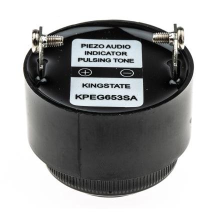 Součást piezoelektrického bzučáku 28V dc 6 V dc 80 dB, Montáž do panelu 33 mm Pomalé impulzy Interní RS PRO