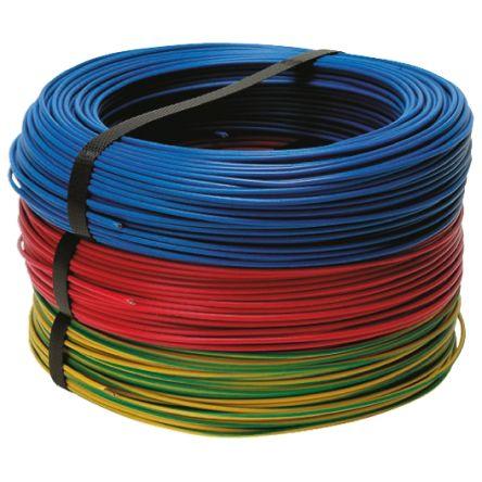 Zapojovací vodič, řada: 6491X plocha průřezu 1.5 mm², typ kabelu: Pevné, typ kabelu: 6491X, Černá, 450V, 750 V 100 m