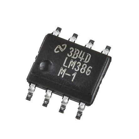 Texas Instruments Třída A-B Audio zesilovač LM386M-1/NOPB 0.32W Výkonový audio zesilovač 300 kHz, SOIC, počet kolíků: 8