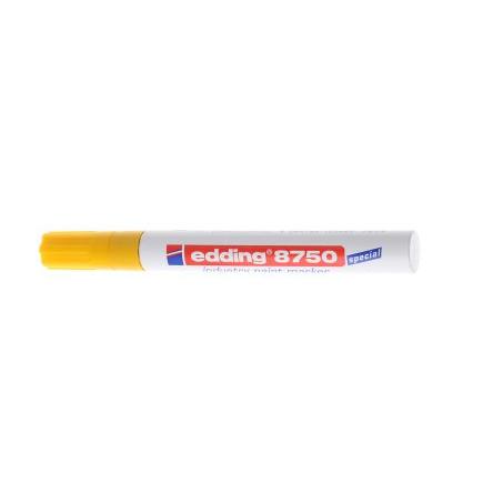 Barevný popisovač barva Žlutá 4 mm pro Kov, Plastové, Pryžové povrchy Edding