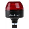Allen Bradley Maják, řada: 855P Blikající, Stálé barva Červená 24V ac/dc LED Panel EN 60204-1:1998 IP65, IP56