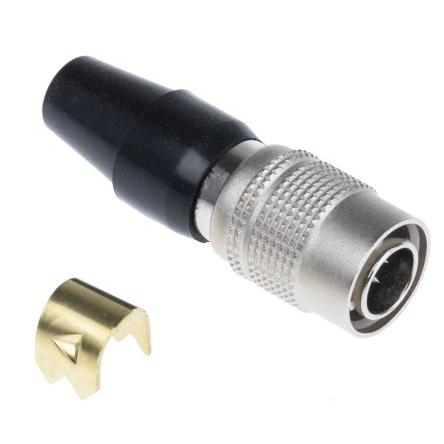 Kulatý konektor, počet kontaktů: 6, Kabel, velikost: Miniature Hirose, pohlaví kontaktu: Vnější, orientace těla: Rovný