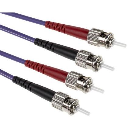 RS PRO Optický kabel 125 μm 10 m Nízko dýmivý bezhalogenový plášť, Purpurová