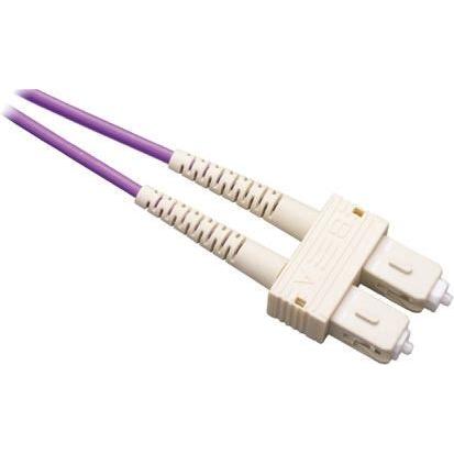 RS PRO Optický kabel 125 μm 10 m Nízko dýmivý bezhalogenový plášť, Purpurová
