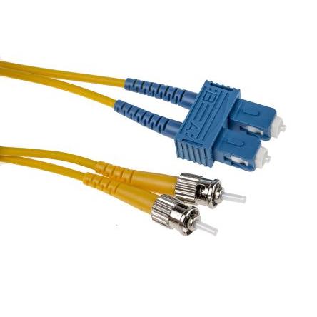 RS PRO Optický kabel 125 μm 1 m Nízko dýmivý bezhalogenový plášť, Žlutá