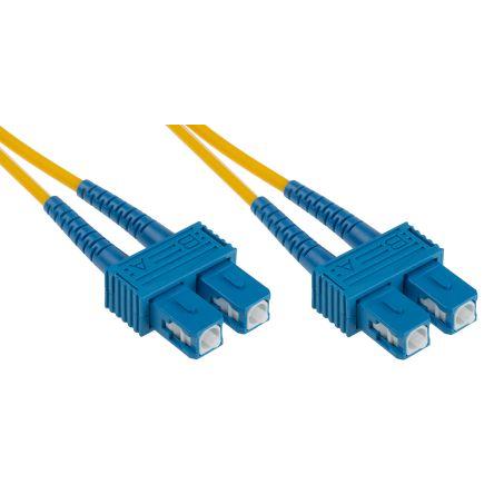 RS PRO Optický kabel 125 μm 5 m Nízko dýmivý bezhalogenový plášť, Žlutá