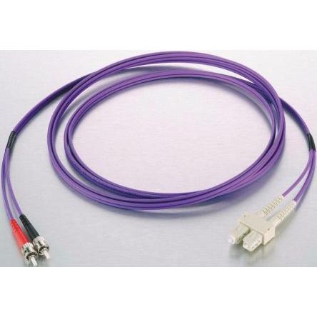 RS PRO Optický kabel 125 μm 10 m Nízko dýmivý bezhalogenový plášť, Purpurová