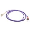 RS PRO Optický kabel 125 μm 3 m Nízko dýmivý bezhalogenový plášť, Purpurová