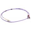 RS PRO Optický kabel 125 μm 1 m Nízko dýmivý bezhalogenový plášť, Purpurová