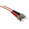 RS PRO Optický kabel 125 μm 10 m Nízko dýmivý bezhalogenový plášť, Oranžová