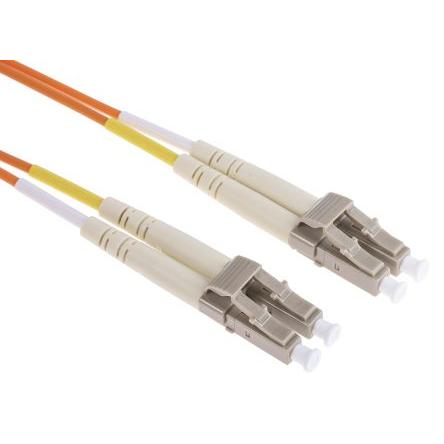 RS PRO Optický kabel 125 μm 2 m Nízko dýmivý bezhalogenový plášť, Oranžová