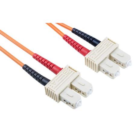 RS PRO Optický kabel 125 μm 10 m Nízko dýmivý bezhalogenový plášť, Oranžová