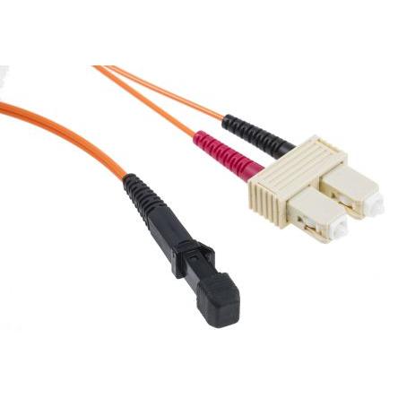 RS PRO Optický kabel 125 μm 10 m Nízko dýmivý bezhalogenový plášť, Oranžová