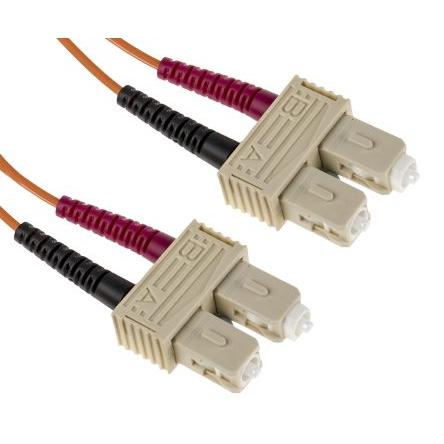 RS PRO Optický kabel 125 μm 10 m Nízko dýmivý bezhalogenový plášť, Oranžová