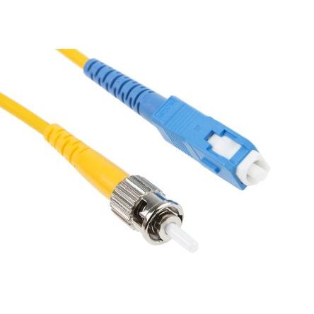 RS PRO Optický kabel 125 μm 2 m Nízko dýmivý bezhalogenový plášť, Žlutá