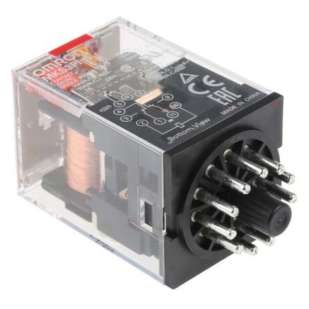 Omron Výkonové relé 3PDT Montáž na plošný spoj 10A 110V ac MKS