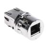 Amphenol Socapex Konektor RJ45, řada: RJF Vnitřní Cat5e, počet cest: 8, Rovný, Montáž do panelu Stíněné, počet portů: