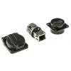 Amphenol Socapex Konektor RJ45, řada: RJF Vnitřní Cat5e, počet cest: 8, Rovný, Montáž do panelu Stíněné, počet portů: