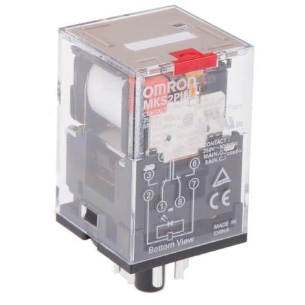 Omron Výkonové relé DPDT 10A 230V ac MKS