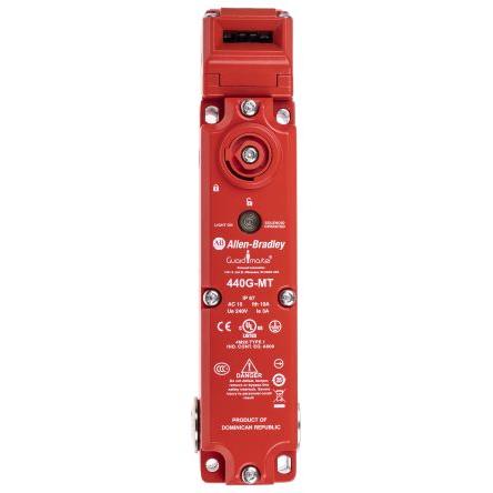 Allen Bradley Guardmaster 440G-MT Elektromagnetický blokovací spínač Napájení pro odemknutí