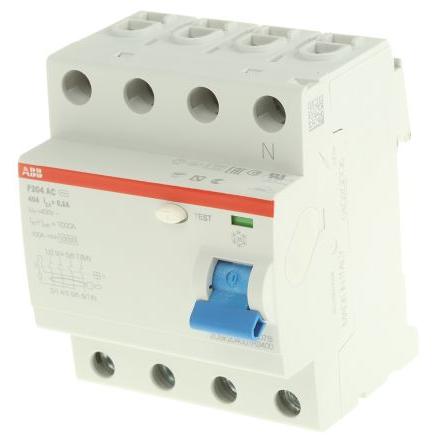 Jistič zbytkového proudu 4pólový Typ AC 40A 300 mA ABB St. RCCBs F200 F200 RoHS, CE