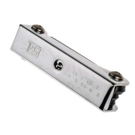 Sada šestihranných klíčů, počet kusů: 9 tvar Skládací Metrické Krátké rameno 1.5 → 8 mm, Chrom-vanadová ocel RS PRO