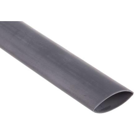 RS PRO Teplem smrštitelné bužírky průměr 12.7 mm Šedá smršťovací poměr 2:1 Polyolefin 1.2m