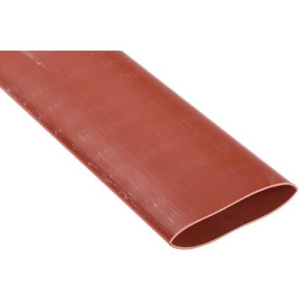 RS PRO Teplem smrštitelné bužírky průměr 38.1 mm Hnědá smršťovací poměr 2:1 Polyolefin 1.2m