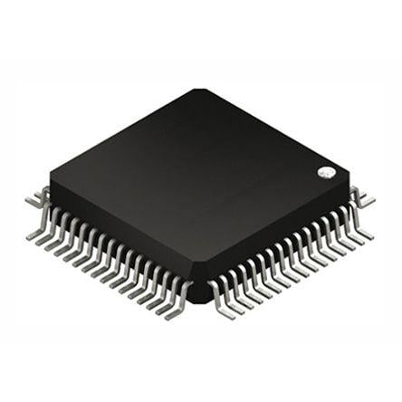 NXP Mikrokontrolér MC908AB32CFUE 8 bit HC08 8 MHz 32kB Blesk 512 bit RAM, počet kolíků: 64 kolíkový, QFP