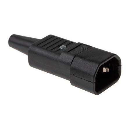 Schurter Konektor IEC C14, orientace těla: Rovný, Kabel Vnější, 250V 10A