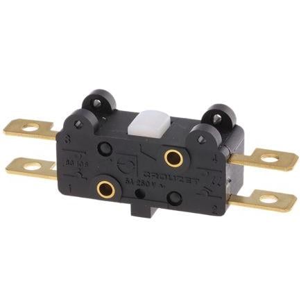 Crouzet 83106 Plunžr Koncový spínač SPDT Polyamid 250V ac 5A