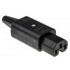 Schurter Konektor IEC C15, orientace těla: Rovný, Kabel Vnější, 250V 10A