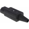 Schurter Konektor IEC C13, orientace těla: Rovný, Kabel Vnější, 250V 10A